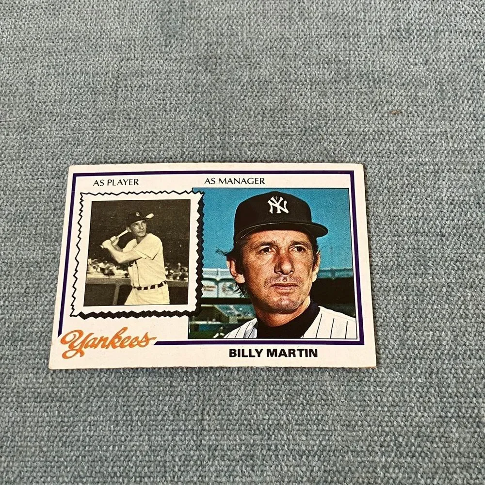 1978 Topps New York Yankees Baseball Card Trading Card